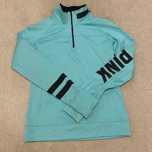 PINK Victoria's Secret Tops - PINK Victorias Secret ZIP Up Sweatshirt No Pockets